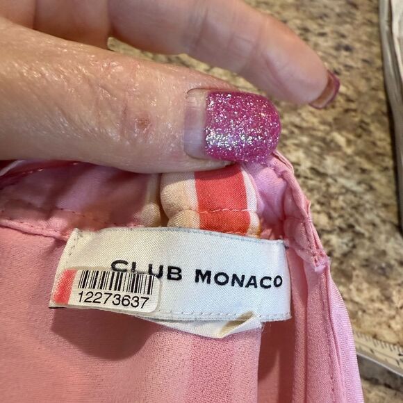 Club Monaco Amira Silk Maxi Dress Size 8 - Picture 7 of 13